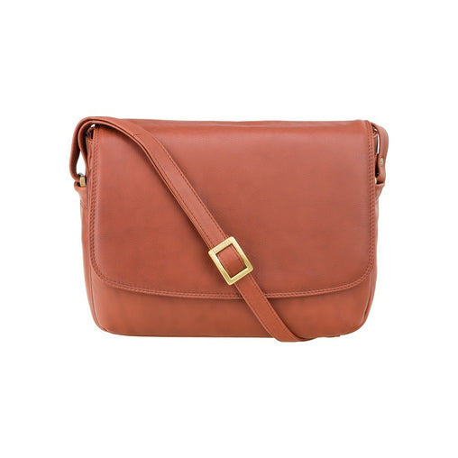 Женская коричневая сумка через плечо Visconti 3190 Claudia (brown) -  Visconti