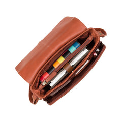 Женская коричневая сумка через плечо Visconti 3190 Claudia (brown) -  Visconti