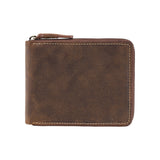 Песочный кошелек на молнии Visconti 702 - Bullet (oil tan)