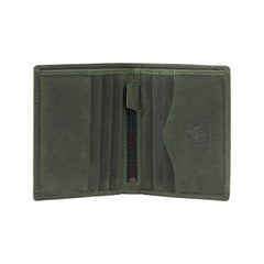 Зеленый компактный мужской кошелек 705 Arrow (Oil Green) -  Visconti
