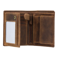 Светло-коричневый многофункциональный мужской кошелек Visconti 709 Rifle (Oil Tan) - Visconti