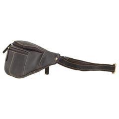 Коричневая сумка на пояс (бананка) Visconti 721 (Oil Brown) - Visconti