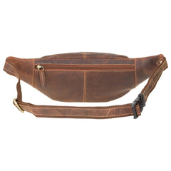 Коричневая сумка на пояс (бананка) Visconti 721 (Oil Tan) -  Visconti