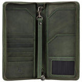 Чоловічий клатч (тревелер) Visconti 728 Wing (Oil Green)