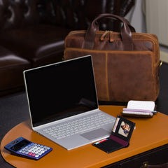 Компактный мужской кошелек без монетницы Visconti AP60 Thun (Black/Burgundy) - черный\бургунди - Visconti