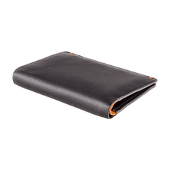 Компактный мужской кошелек без монетницы Visconti AP60 Thun (Black/Orange) - черно-оранжевый - Visconti