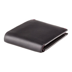 Классический черный мужской кошелек с монетницей Visconti AP62 Montreux (Black/Burgundy) -  Visconti