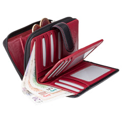 Кошелек Visconti CD22 - Ruby (black-red) - Visconti