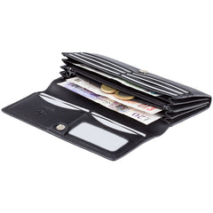 Кошелек черный женский Heritage HT35 Buckingham (black) - Visconti