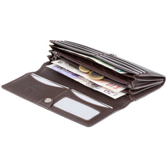 Кошелек коричневый женский Heritage HT35 Buckingham (chokolate) - Visconti