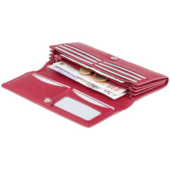 Красный женский кошелек Heritage HT35 Buckingham (red) - Visconti