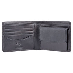 Черный мужской кошелек с монетницей Visconti HT7 Stamford (Black) - Visconti