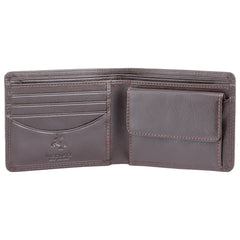 Коричневый мужской кошелек с монетницей Visconti HT7 Stamford (Brown) -  Visconti