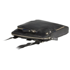 Черная мужская сумка на плечо Visconti ML20 Roy (Black) - гладкая кожа -  Visconti