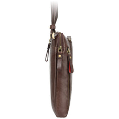 Коричневая мужская сумка на плечо Visconti ML20 Roy (Brown) - гладкая кожа - Visconti