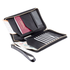 Мужской клатч (тревелер) Visconti MZ101 Wing (black) -  Visconti