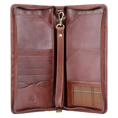 Мужской клатч (тревелер) Visconti MZ101 Wing (brown) -  Visconti