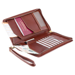 Мужской клатч (тревелер) Visconti MZ101 Wing (brown) -  Visconti