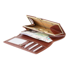 Классический коричневый женский кошелек Visconti MZ12 Maria (Brown) - Visconti