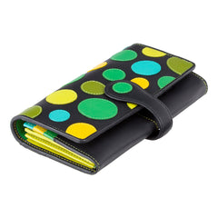 Женский кошелек в лаймовый горошек Р2 Neptune (lily pad) - Visconti