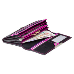 Классический женский кошелек Visconti R11 Paloma (Black) -  Visconti