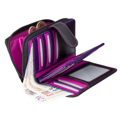 Женский черный кошелек Visconti R13 Carmelo (Black) -  Visconti