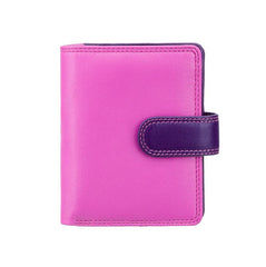 Розовый компактный женский кошелек Visconti RB40 Bali (Berry/Multi) -  Visconti