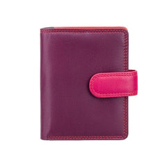 Сливовый компактный женский кошелек Visconti RB40 Bali (Plum/Multi) -  Visconti