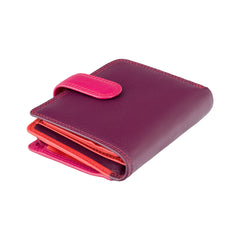 Сливовый компактный женский кошелек Visconti RB40 Bali (Plum/Multi) -  Visconti