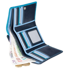 Синий женский кошелек Visconti RB43 Bora (Blue/Multi) -  Visconti