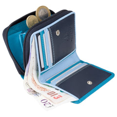 Синий маленький женский кошелек RB53 Hawaii (Blue/Multi) -  Visconti