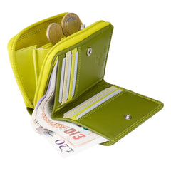 Лаймовый маленький женский кошелек RB53 Hawaii (Lime/Multi) -  Visconti