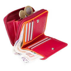 Красный маленький женский кошелек RB53 Hawaii (Red/Multi) - Visconti