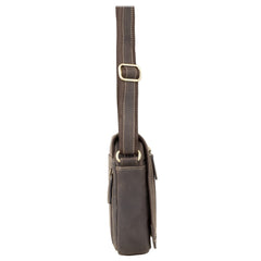 Маленькая коричневая сумка Visconti S7 (oil brown) -  Visconti
