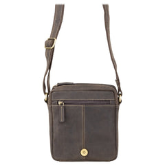 Маленькая коричневая сумка Visconti S7 (oil brown) -  Visconti