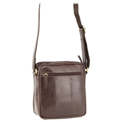 Небольшая коричневая наплечная сумка Visconti S8 (Brown) -  Visconti