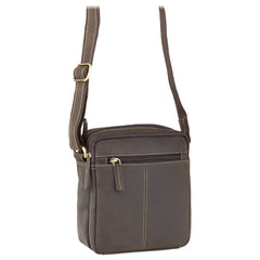 Маленькая коричневая сумка Visconti S8 (oil brown) -  Visconti