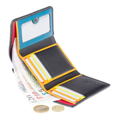 Полосатый женский кошелек Visconti STR3 Halki (RFID) -  Visconti