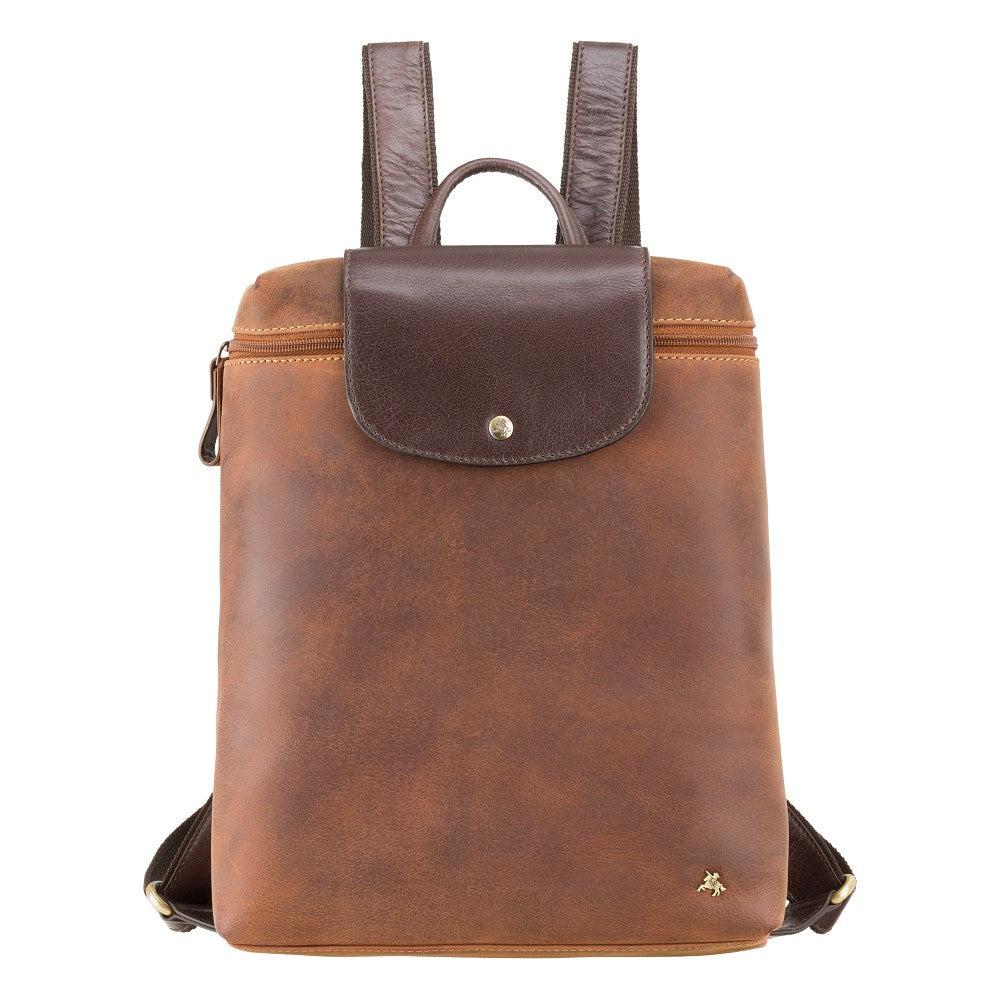 Кожаный рюкзак унисекс Visconti TC86 Saddle (tan) -  Visconti