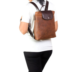 Кожаный рюкзак унисекс Visconti TC86 Saddle (tan) -  Visconti