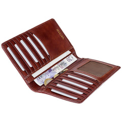 Мужской светло-коричневый купюрник Visconti TSC45 Carrara (Tan) -  Visconti
