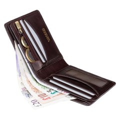 Коричневый мужской кошелек без застежки Visconti TSC46 Francesca (Brown) -  Visconti