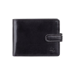 Черный мужской кошелек на застежке Visconti TSC48 Filipo (Black) - Visconti