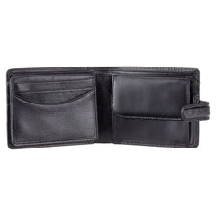 Черный мужской кошелек на застежке Visconti TSC48 Filipo (Black) - Visconti