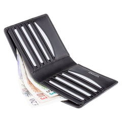 Большой мужской кошелек Visconti TSC49 Matteo (Black) с RFID - Visconti