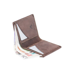 Маленький кошелек Visconti VSL21 Saber с защитой RFID (oil-brown) -  Visconti