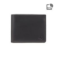 Компактный черно-синий мужской кошелек Visconti VSL33 Tap'n'Go (Black/Steel Blue) - Visconti