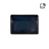 Темно-синий мужской картхолдер Visconti AT54 Evan (Burnish Blue)