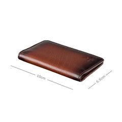 Винтажный кошелек - картхолдер Visconti AT55 Jason c RFID (Burnish Tan)