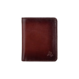 Компактный коричневый винтажный мужской кошелек Visconti AT56 David Brown/Tan